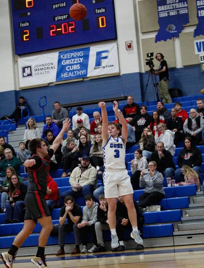 Varsity Boys Basketball Action - Jump Shot